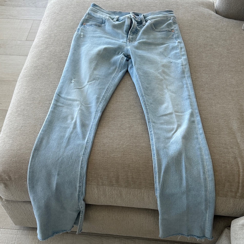 Express Skyscraper Light Blue Denim Jeans